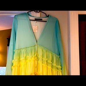 Rainbow Linjia Beach Dress